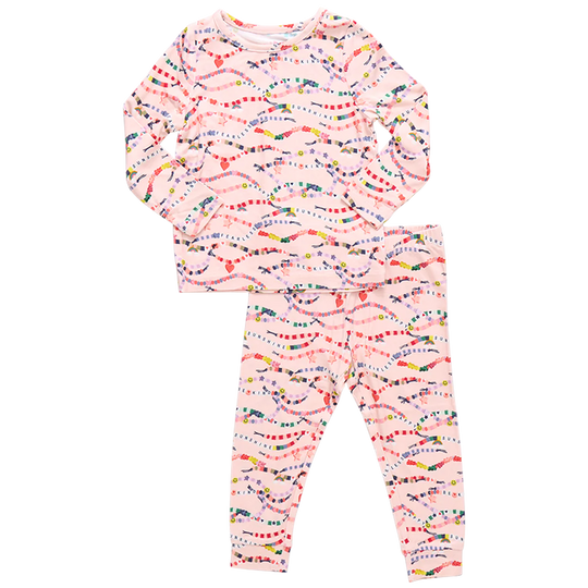 Pink Chicken - Friendship Bracelet Bamboo PJ Set