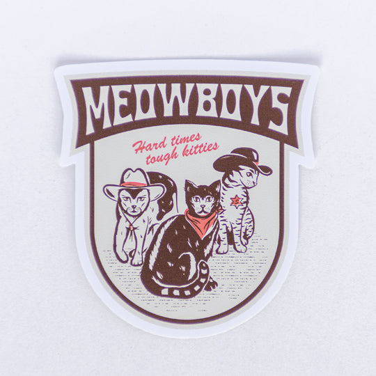 Meowboys Sticker