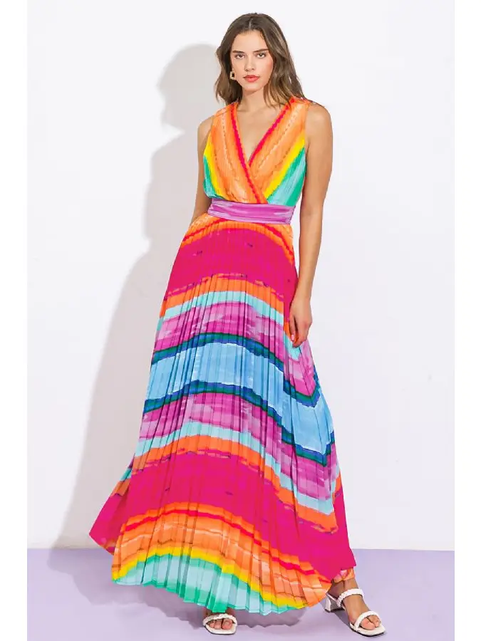 Multi Woven Maxi Dress