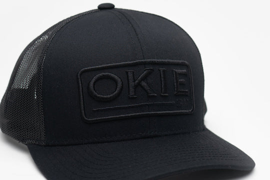 Blacked Out The Okie Brand Hat