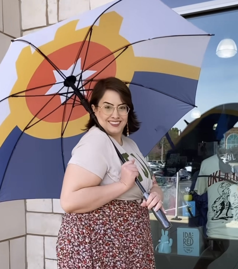 Tulsa Flag Umbrella