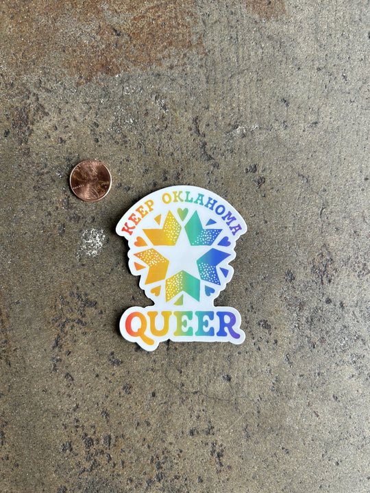 Keep Oklahoma Queer Sticker