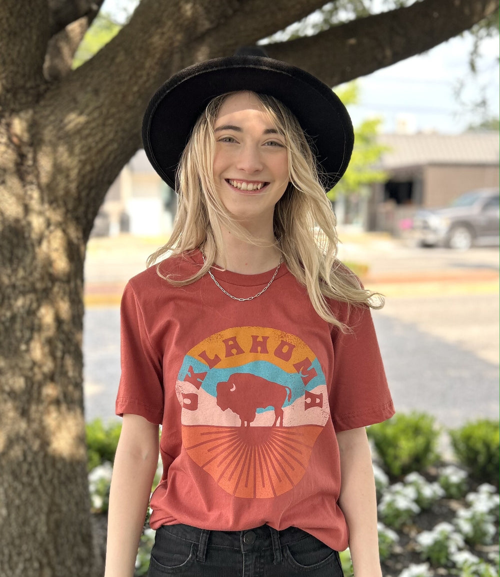 Oklahoma Horizon Bison Tshirt