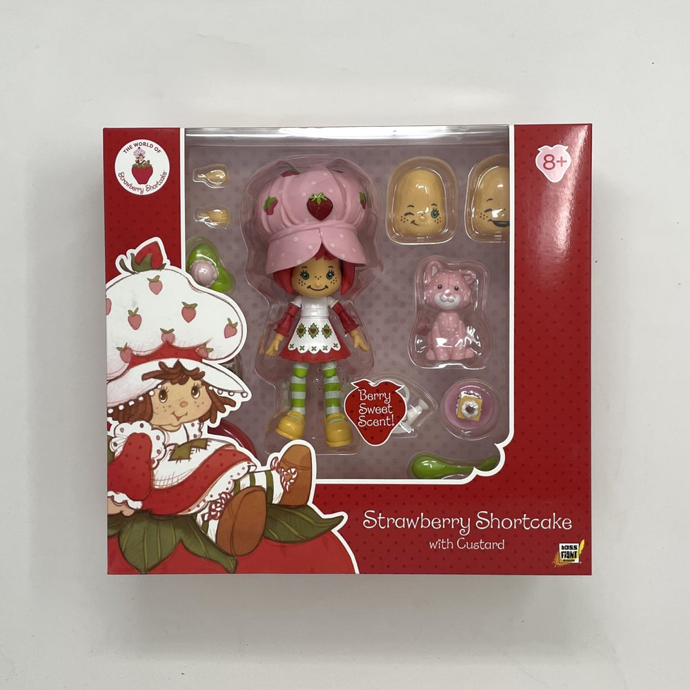 Strawberry Shortcake Wave 1 Strawberry Shortcake and Custard Action Figure