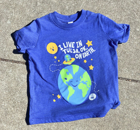 Tulsa on Earth Toddler Tshirt