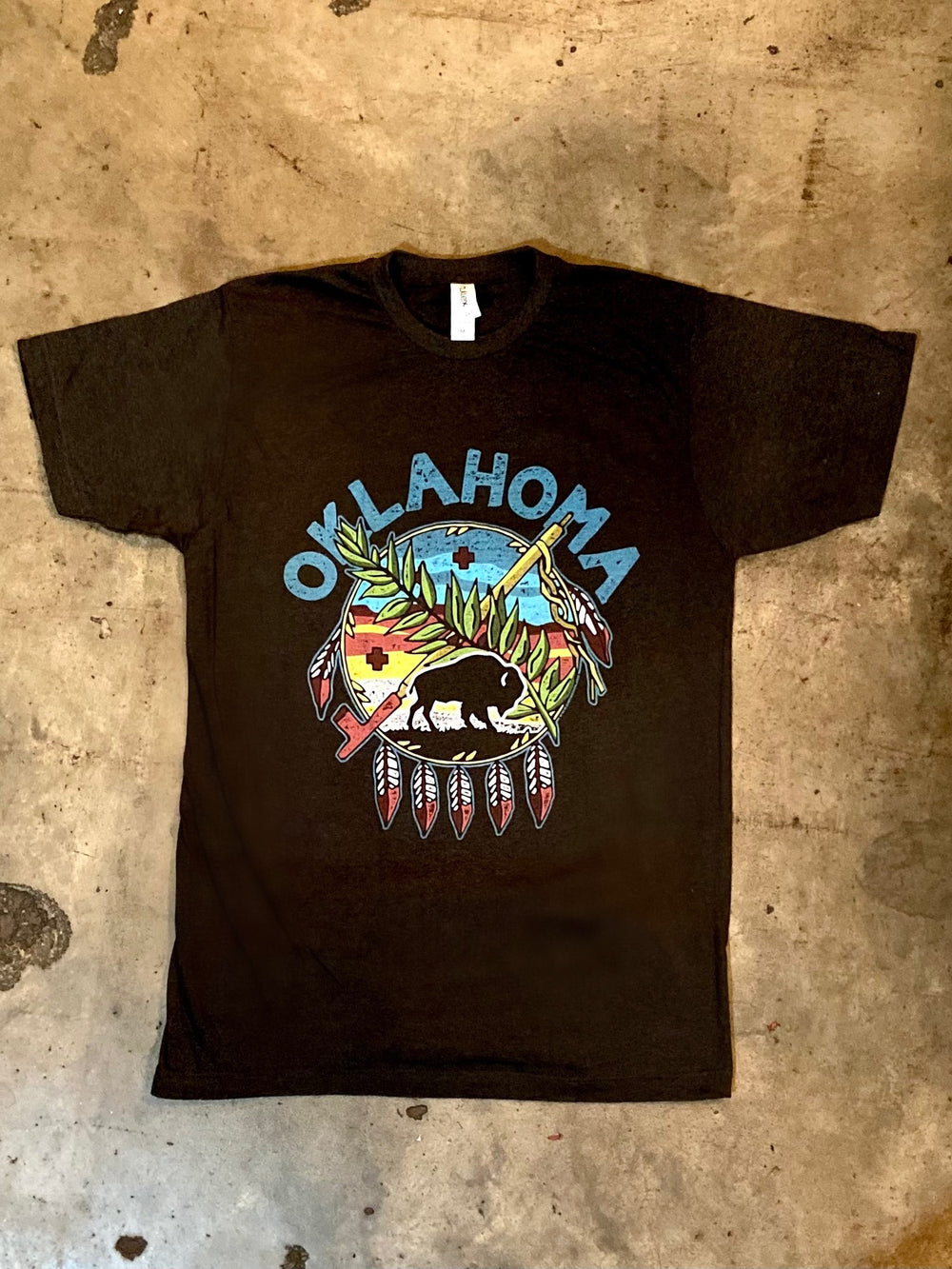 Oklahoma Sunset Shield Tshirt