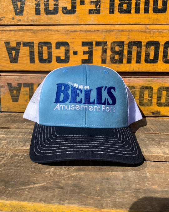 Bell's Snapback Trucker Hat - Columbia Blue