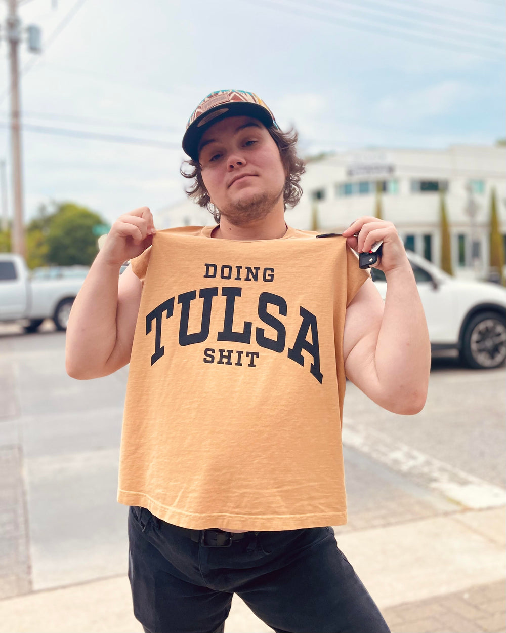 Doing Tulsa Shit Muscle Tee