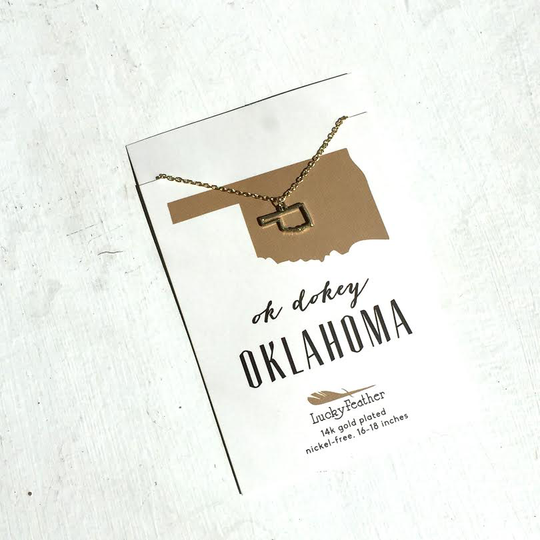 Oklahoma Charm Necklace