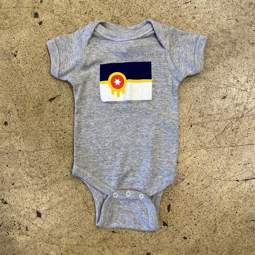 Tulsa Flag Onesie