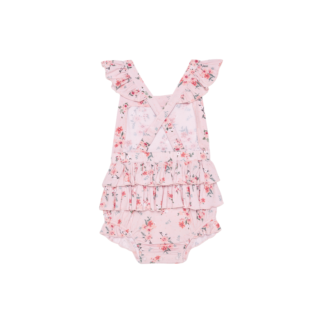 London - Ruffled Strap Bubble Romper