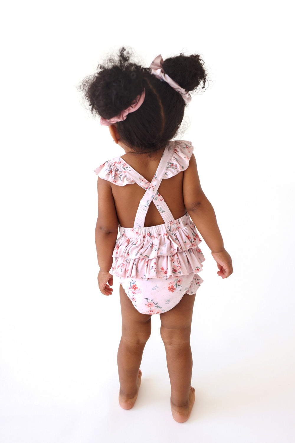 London - Ruffled Strap Bubble Romper