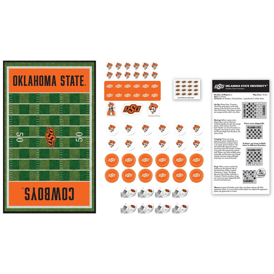 Oklahoma State Cowboys Checkers Board Game