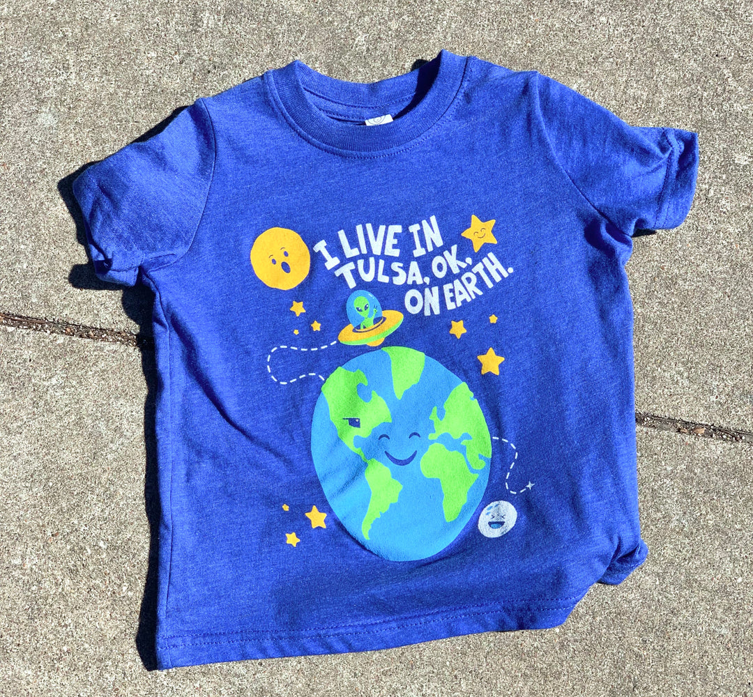 Tulsa on Earth Toddler Tshirt