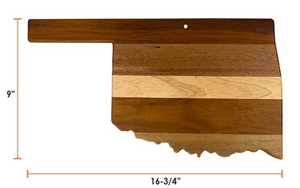 Rock & Branch Shiplap Oklahoma Serving Board