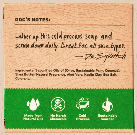 Dr. Squatch Bar Soap - Cool Fresh Aloe