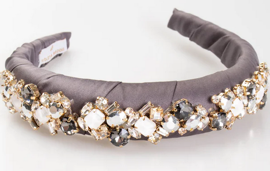 Phoebe Crystal Puff Headband