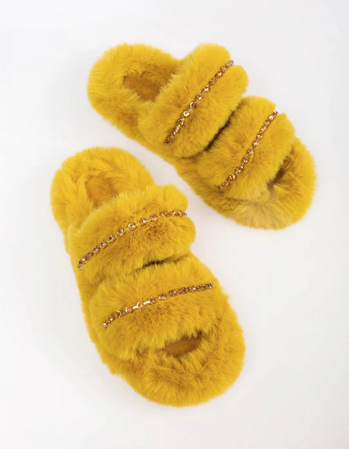 Charlotte Faux Fur Slipper