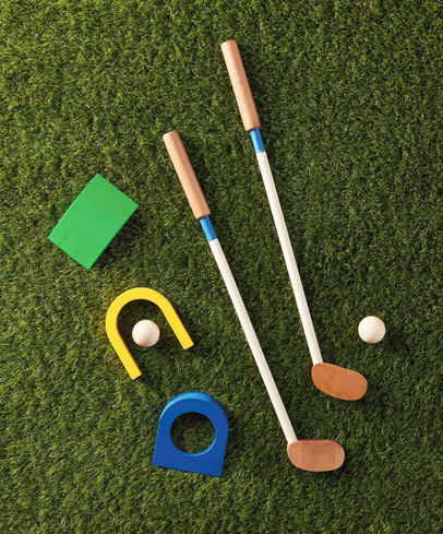 Wood Golf Toy Set