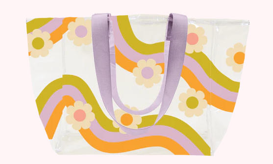 Wavy Daisy Medium All Day Tote