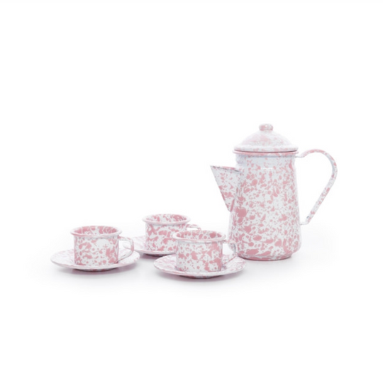 Pink Splatter Kid's Tea for Three