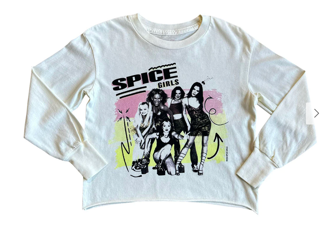 Spice Girls Organic Not Quite Crop Long Sleeve