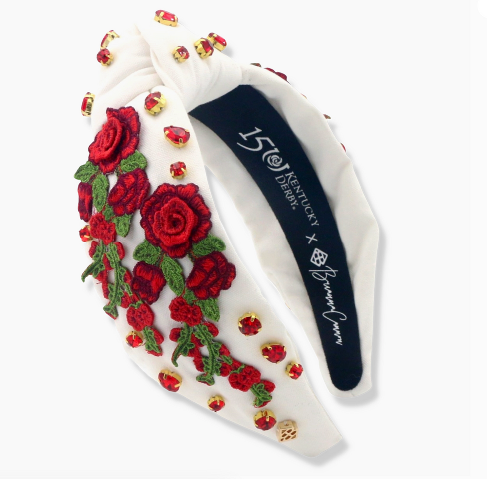 Limited Edition 150th Anniversary Kentucky Derby Roses Headband