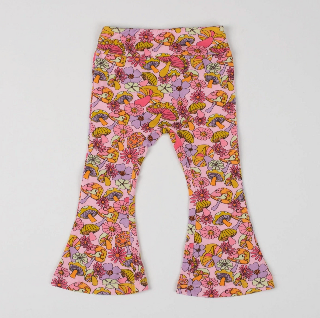 Kid's Groovy Mushroom Bell Bottoms