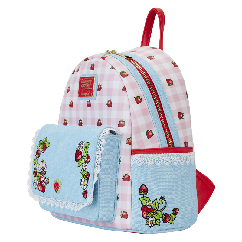 Strawberry Shortcake Denim Pocket Mini-Backpack