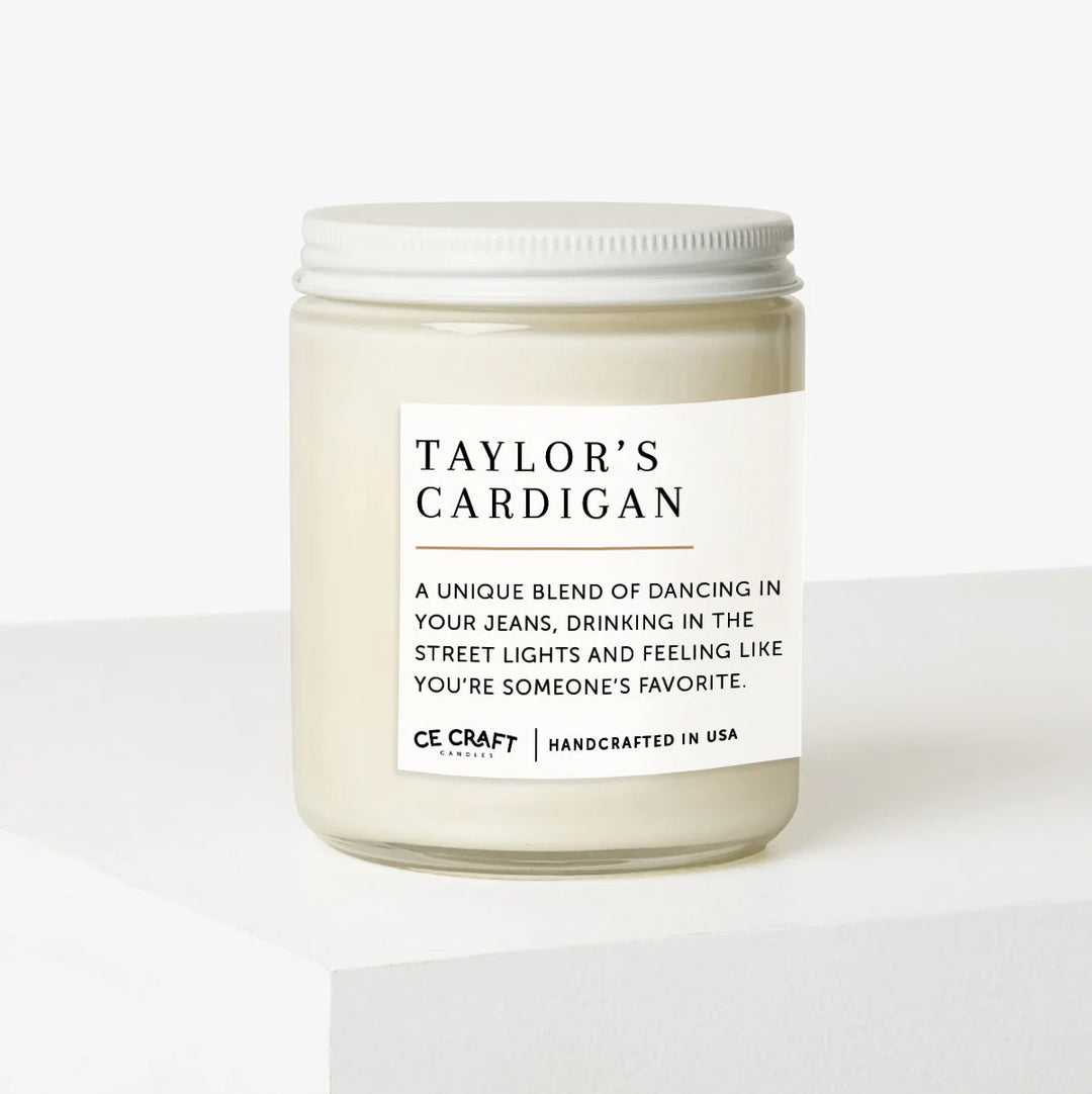 Taylor's Cardigan Soy Wax Candle