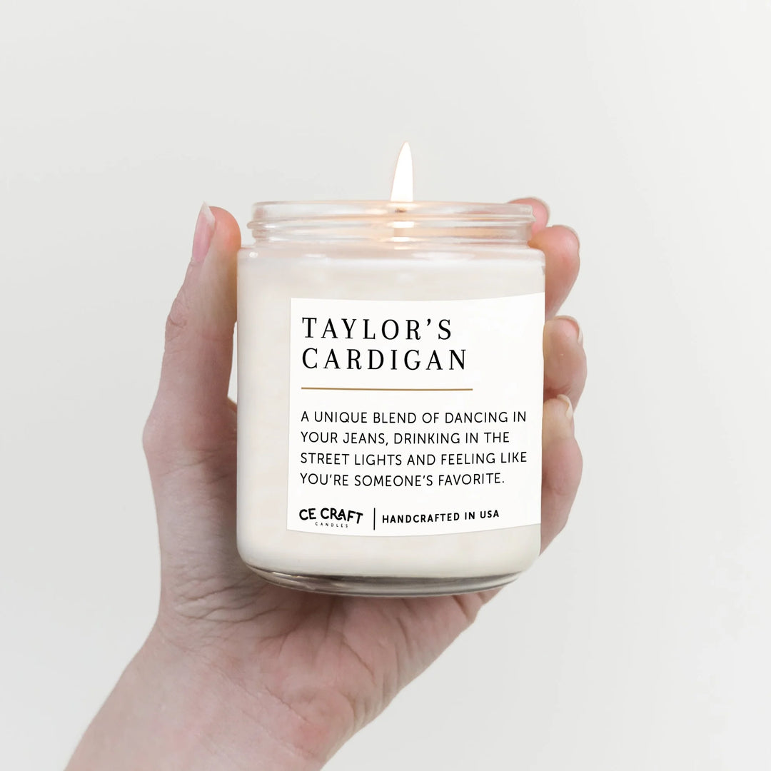 Taylor's Cardigan Soy Wax Candle