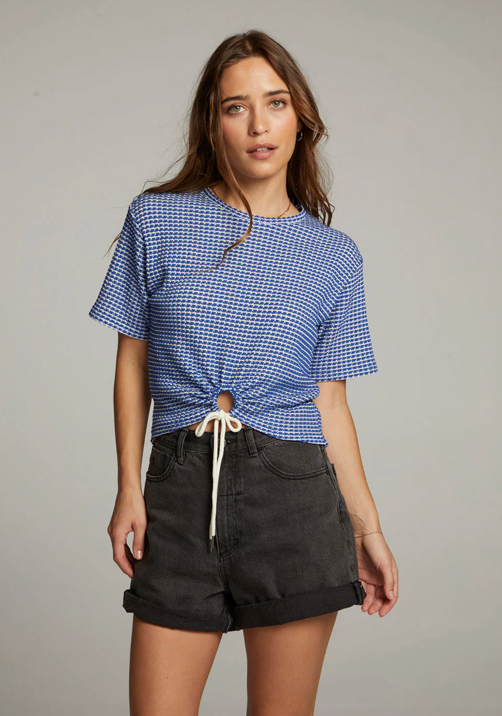 Two Tone Waffle Miracle Short Sleeve