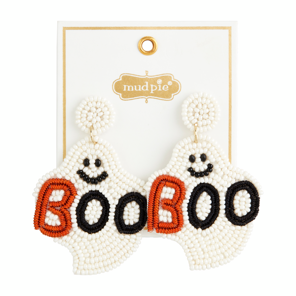 Halloween Beaded Earrings -